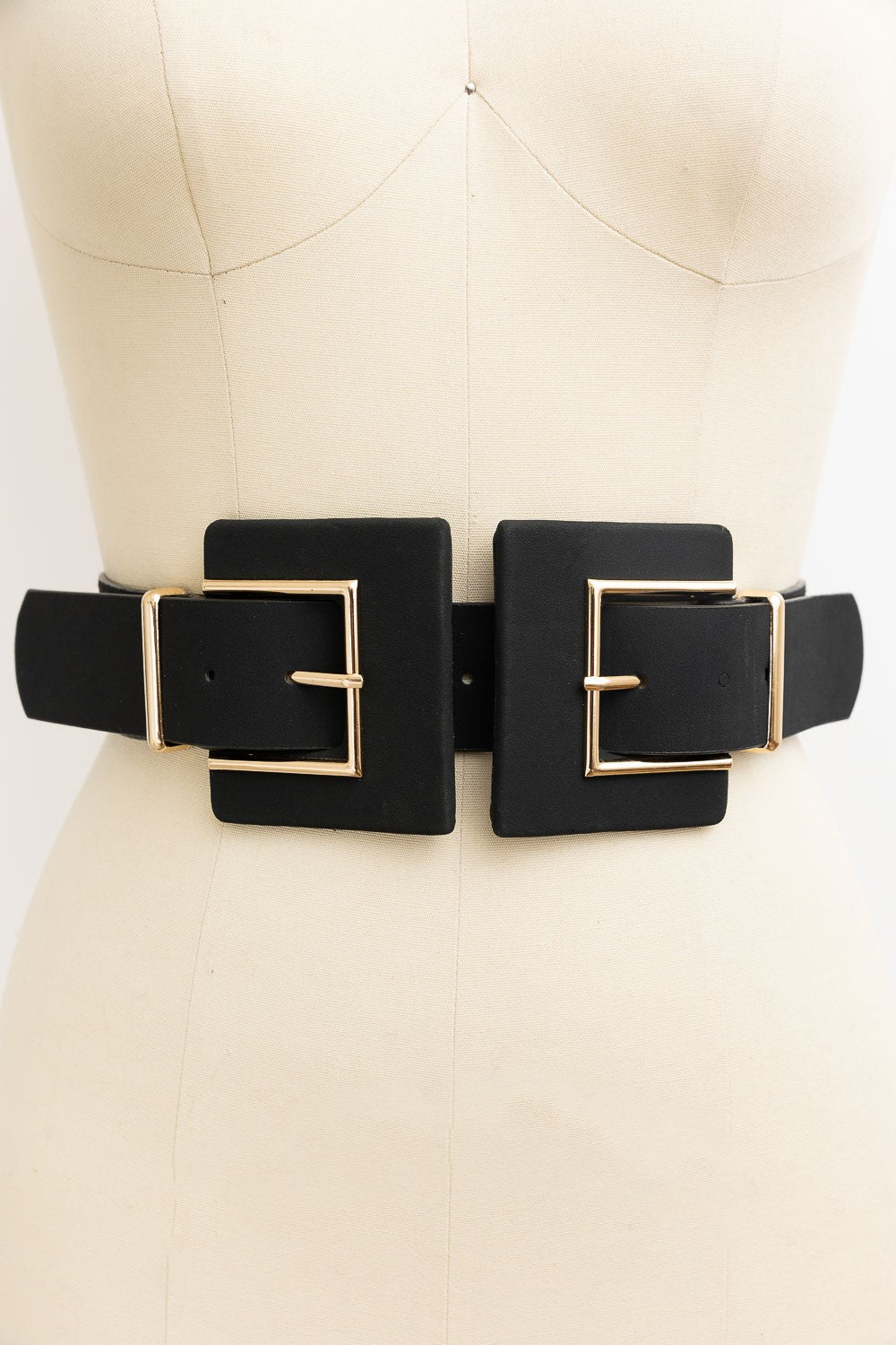 Double Buckle Elastic Belt
